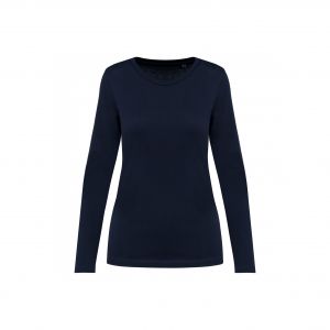 T-shirt suprima manches longues col rond femme Kariban Premium