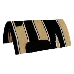 Tapis de selle pour cheval avec patch cuir Lakota Tappetino Navajo