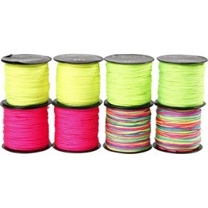 Creotime Cordes pour macramé, ép. 1 mm, 8x28 m, neonfarver