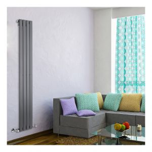 Hudson Reed DRASP1 - Radiateur vertical design en acier 1600 x 280 mm Rang Unique