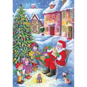 Dtoys Puzzle 240 pièces Collection De Noël - Discussion Avec Le Père Noël
