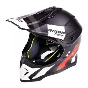 Nolan Casque cross N53 Sparkler noir mat/blanc- L