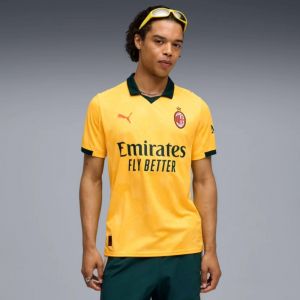 Puma T-shirt de football ac milan 3rd replica homme sunny amarill