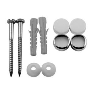 Duravit Fixations pour cache-siphon, cache-têtes blanc et chromé