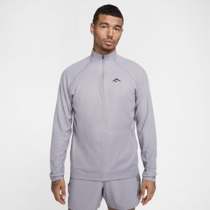 Nike Vêtement deuxième couche à demi-zip Dri-FIT Trail pour homme - Gris - Taille M - Male