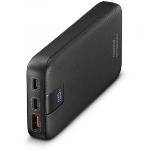 Hama Power Pack PD 10", 10000 mAh, 3 SOR.: 2 USB-C, 1 USB-A, Anthracite