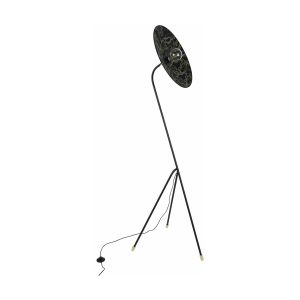 Lampadaire en métal peint noir 180 cm Gatsby - Market set