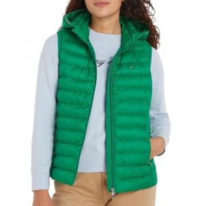 Tommy Hilfiger Doudoune sans manche Verte Femme Global