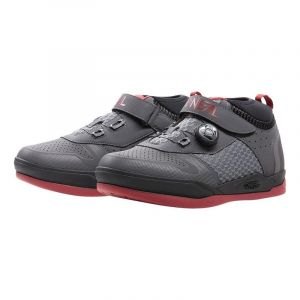 O'neal | Chaussures de vélo de montagne | Downhill | Vegan | Compatible avec la plaque de pédale SPD, système de laçage rapide, respirant | Chaussure Session SPD V.22 | Adulte | Gris Rouge | Taille 37 (MB-Fahrrad-DE | Der E-Bike und Fahrrad Profi Shop, n