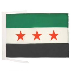 Drapeau Syrie - Armée Syrienne libre 45x30cm - PAVILLON syrien 30 x 45 cm haute qualité - AZ FLAG