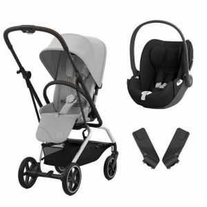 Cybex Poussette Duo Eezy S Twist 2 Blk Gris Cloud T Sepia Black