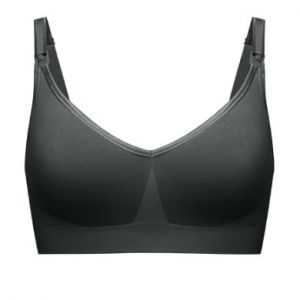 Image de Bravado Designs ! DESIGNS Body Silk Soutien-gorge d'allaitement et de maternité sans couture | Bonnet A, B, C, D, DD/E, DDD/F, Noir - Tissu durable, Taille S