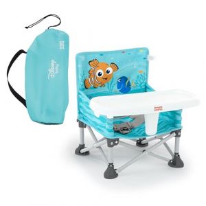 Bright Starts Disney Nemo rehausseur chaise enfant Pop 'N Sit, chaise de si&egrave;ge portable avec tablette repas, usage int&eacute;rieur/ext&eacute;rieur, 6 mois &agrave; 3 ans