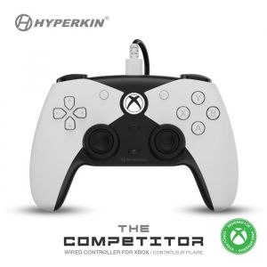 Hyperkin Manette Competitor Blanc sticks Hall arri&egrave;re programmables Xbox Series X/S