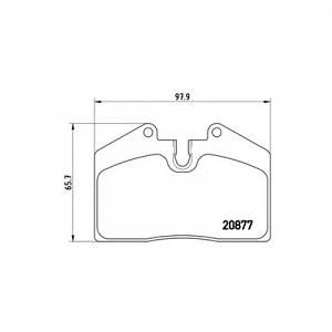 Image de Brembo 4 plaquettes de frein P85094