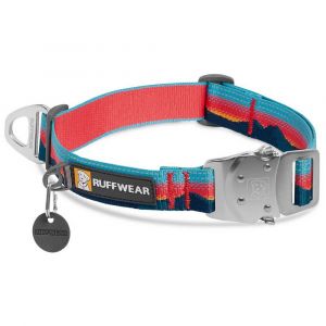 Ruffwear Top Rope Dog Collar, Reflective Collar with Metal Buckle for Everyday Use, Sunset, 20"-26