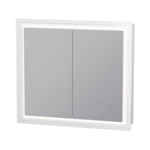 Duravit Armoire de toilette L-Cube avec éclairage LED, largeur 1000mm (montage mural encastré) - LC765200000