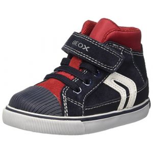 Geox B Kilwi Boy - Sneakers Basses Bébé - Garçon - Bleu (Navy/Red) - 20 EU