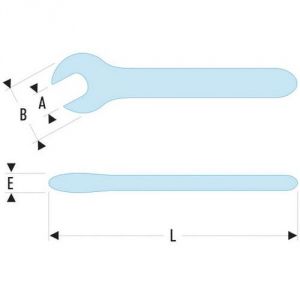 Image de Facom 46.13AVSE - Clés à fourche isolées 1000 Volts série VSE