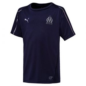 Image de Puma Maillot d'entraînement Olympique de Marseille - Bleu foncé - Enfant - Couleur Blue - Taille 11-12 Years