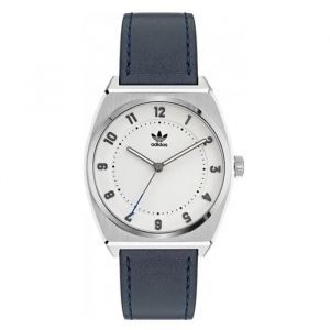 Adidas Montre Homme Quartz en Cuir bleue