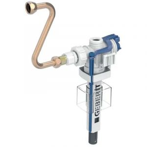 Geberit 240.700.00.5 Typ Vanne de Remplissage Type 383 pour réservoirs de Chasse d'eau AP 240700005, Blanc/Bleu