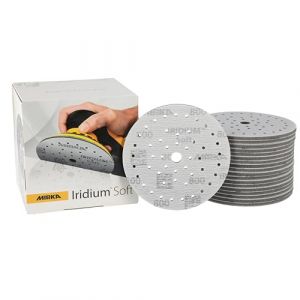 Mirka Iridium Soft Disques abrasifs &Oslash; 150 mm/Grain P800 / autoagrippant Multifit / 20 pi&egrave;ces/Abrasifs &agrave; base de mousse pour un pon&ccedil;age &agrave; sec pr&eacute;cis, pon&ccedil;age de vernis, finition