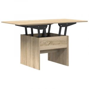 VidaXL Table basse Ch&ecirc;ne Sonoma 55 x 54,5 x 45 cm Bois d'ing&eacute;nierie