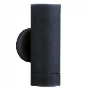 Searchlight Applique d'extérieur et de véranda à LED (Gu10 Led), 2 flammes noir