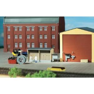 Auhagen 11427 - Modélisme bâtiment : Station transformatrice avec accessoires