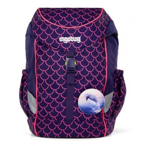 Ergobag Sac &agrave; dos violet fonc&eacute; rose pour fille - Lumi-Edition Mini Backpack PerlentauchB&auml;r 288945