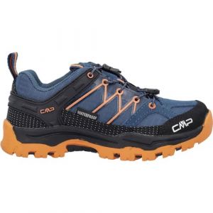 CMP Garçon Unisex Kinder Kids Rigel Low Trekking Shoes WP, Bluesteel-Flame, 30