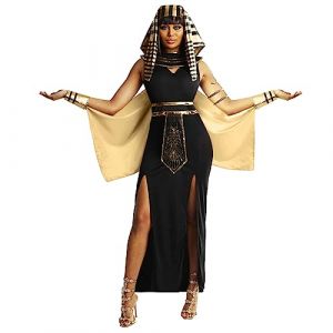 Morph Costume Cléopâtre Femme Déguisement Déesse Égyptienne Tenue Accessoires Halloween 3XL
