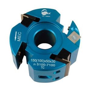 Leman Porte-outils D. 120 mm Al. 50 mm Ht. 50 mm Z2 et V2 double entraxe : 24 mm et 30 mm - 126.50.50