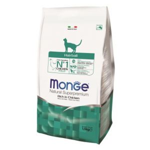 Monge Nourriture Naturelle Pour Chats Ns Cat Hairball 1,5 Kg