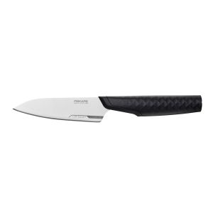 Fiskars Couteau à légumes Titanium 10 cm Noir