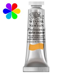 Winsor & Newton Aquarelle Extra-Fine PWC - tube 5ml - Ocre jaune clair