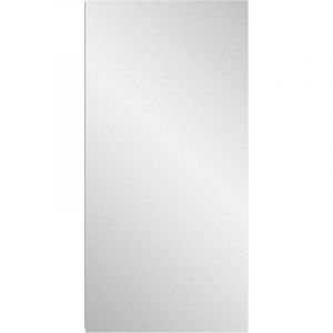 Vira armoir de salle de bain avec miroir 1 porte brillant blanc,blanc.