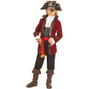 Déguisement pirate garçon avec veste (taille au choix)