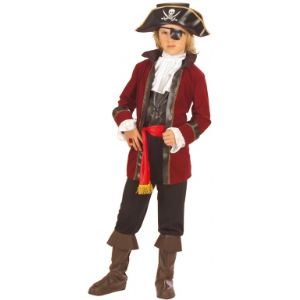 Image de Déguisement pirate garçon avec veste (taille au choix)