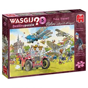 Jumbo Puzzle 1000 pièces Diset Wasgij Retro Destiny 5 Time Travel !
