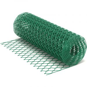 Image de wiltec Fil de volière en Vert avec Maille de 25x25mm, Rouleau 60cmx25m