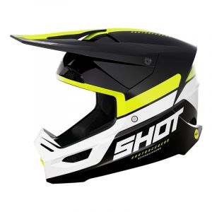 Shot Casque cross Race Iron neon yellow glossy- L