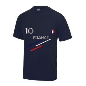 Maillot De Foot France Enfant Bleu Marine