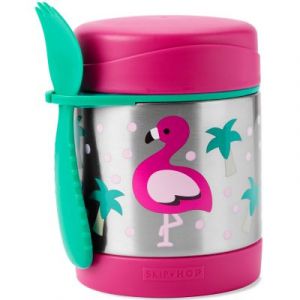 Skip*Hop Lunchbox thermos repas + fourchette - Flamant rose