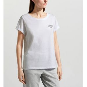 Tommy Hilfiger T-shirt d'intérieur signature coton Blanc - Couleur Blanc - Taille L