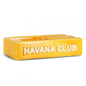 Havana Club Cendrier el segundo rectangulaire jaune