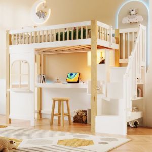 Meuble &agrave; chaussures Modfu avec tabouret et 1 porte, poign&eacute;es et pieds dor&eacute;s, assise rembourr&eacute;e, armoire/chambre/couloir, panneaux de particules,