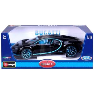 Bburago Maisto France - 11040BL - Bugatti Chiron Record 402 km/h 1/18 - Couleur spéciale