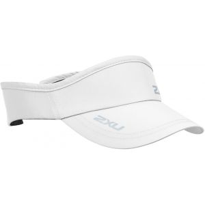 2XU Run Visière, white/white Bonnets